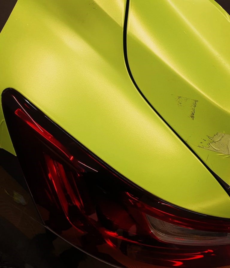 Carwrapping Lime